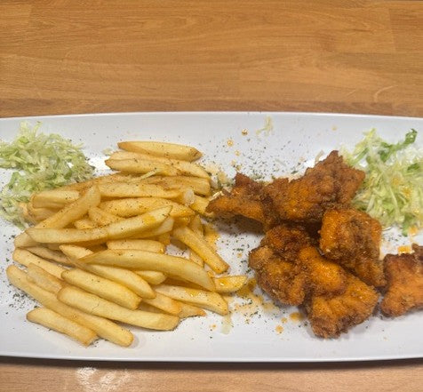 Salmon Bites And Fries